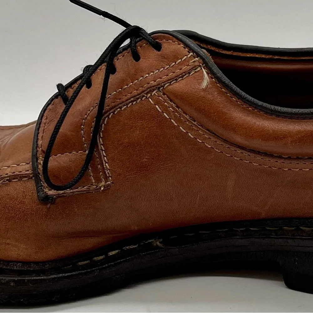 Allen Edmonds Wilbert Mens Oxfords Brown Leather Sz‎ 8B Lace Up Dress Shoes USA